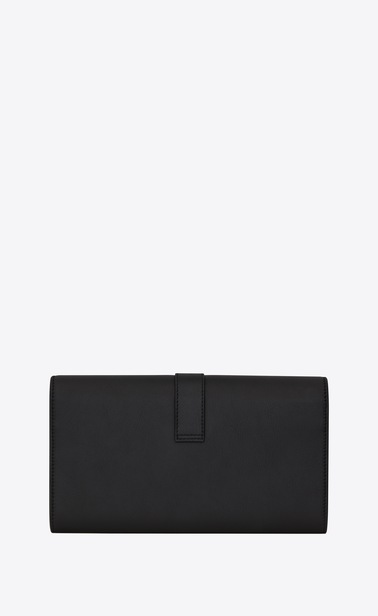 yslフラップウォレット(ブラック/レザー)